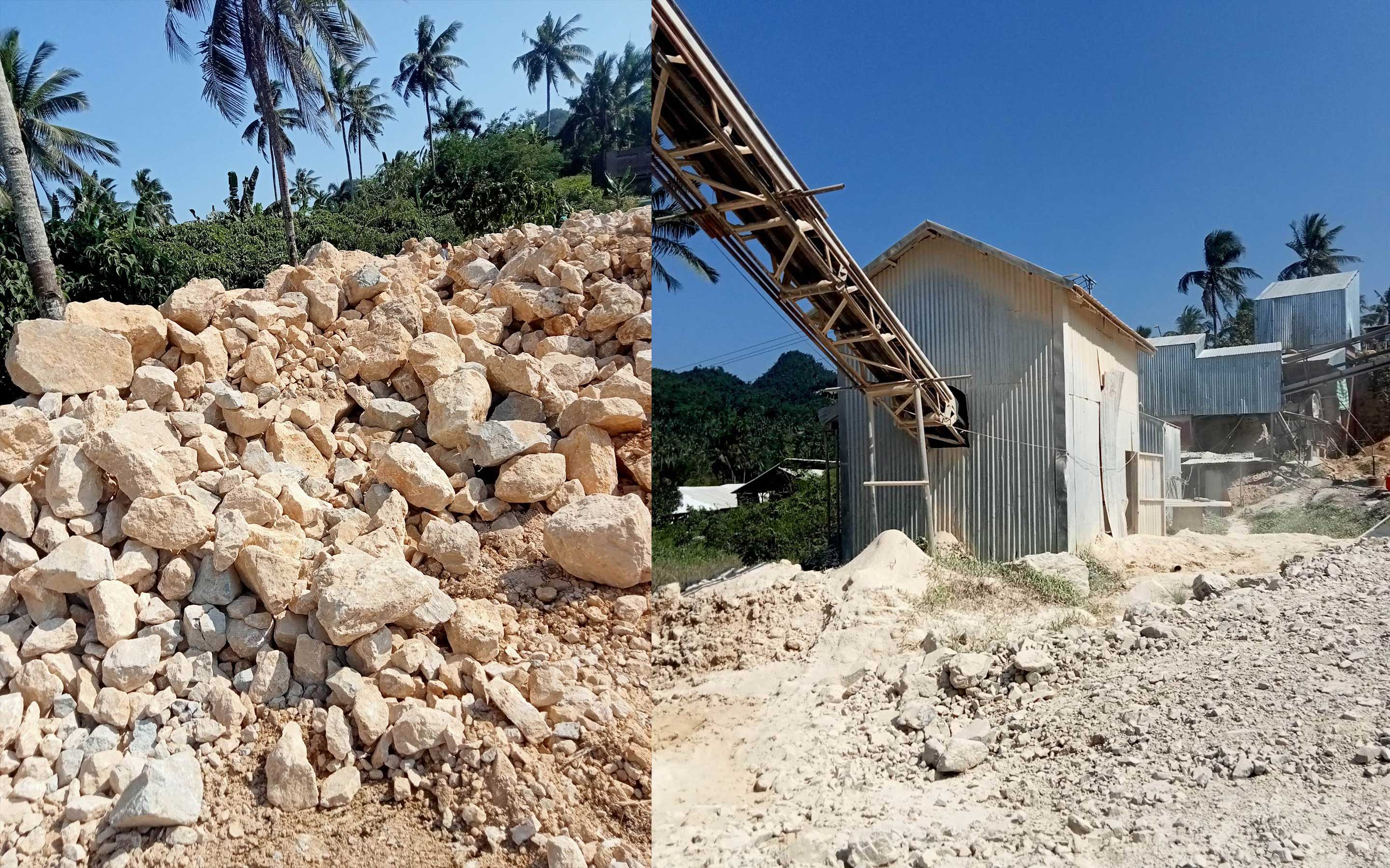 Sto Nino Limestone Crushing